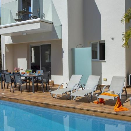 Tsokkos Family Villa - Pool Garden 2' Walk To Beach Protaras Dış mekan fotoğraf