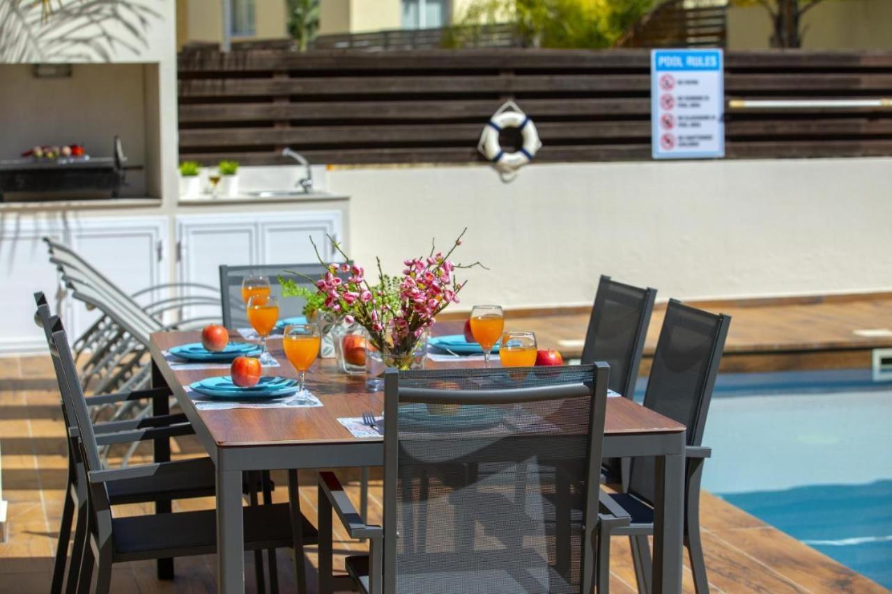 Tsokkos Family Villa - Pool Garden 2' Walk To Beach Protaras Dış mekan fotoğraf