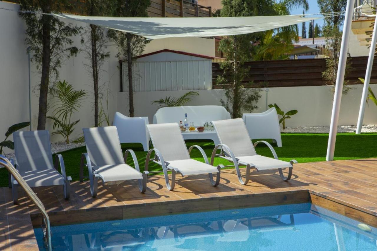 Tsokkos Family Villa - Pool Garden 2' Walk To Beach Protaras Dış mekan fotoğraf